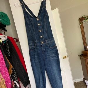 GUESS denim overalls